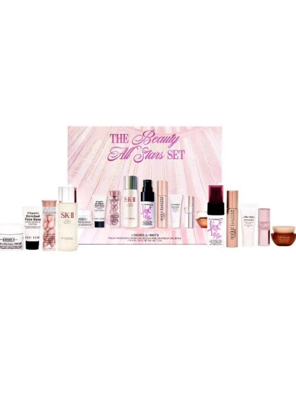9-Pc All-Stars Skincare & Makeup Gift Set - SK-II, Shiseido, YSL, Kiehl's $151
